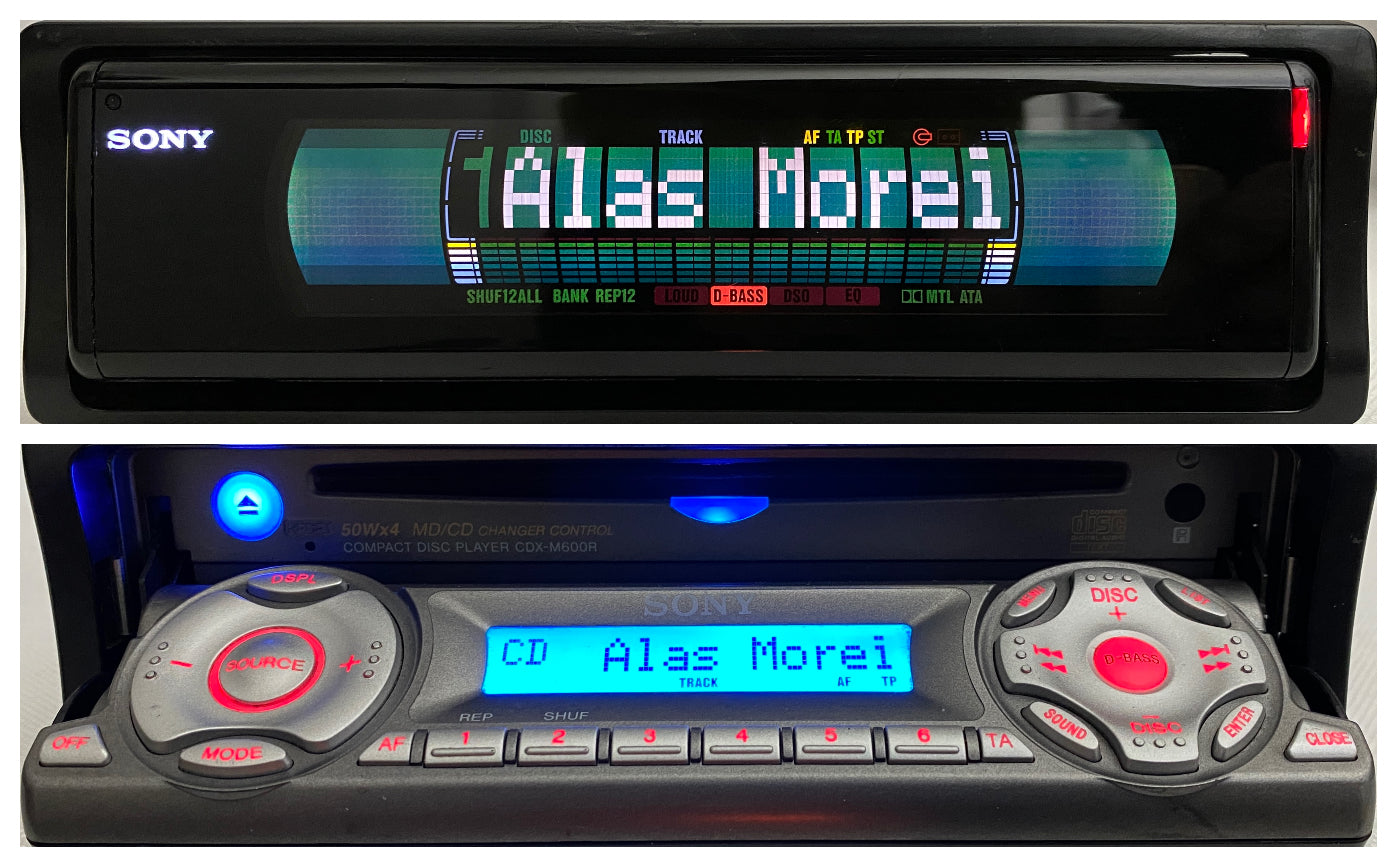 2000s Sony CDX-M600R Car CD Radio Player UNLOCKED