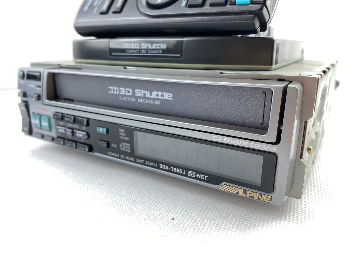 1990s Alpine 3DA-7885J High-End 3 CDs Radio Deck