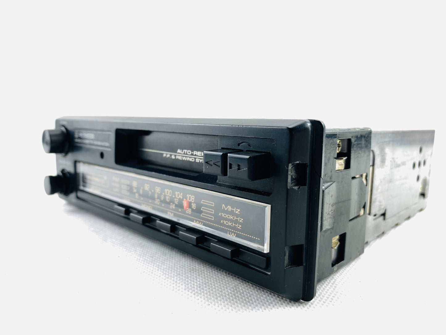 Pioneer KP-2080 vintage car radio cassette player upgraded with Bluetooth, 1 DIN size, serviced and tested