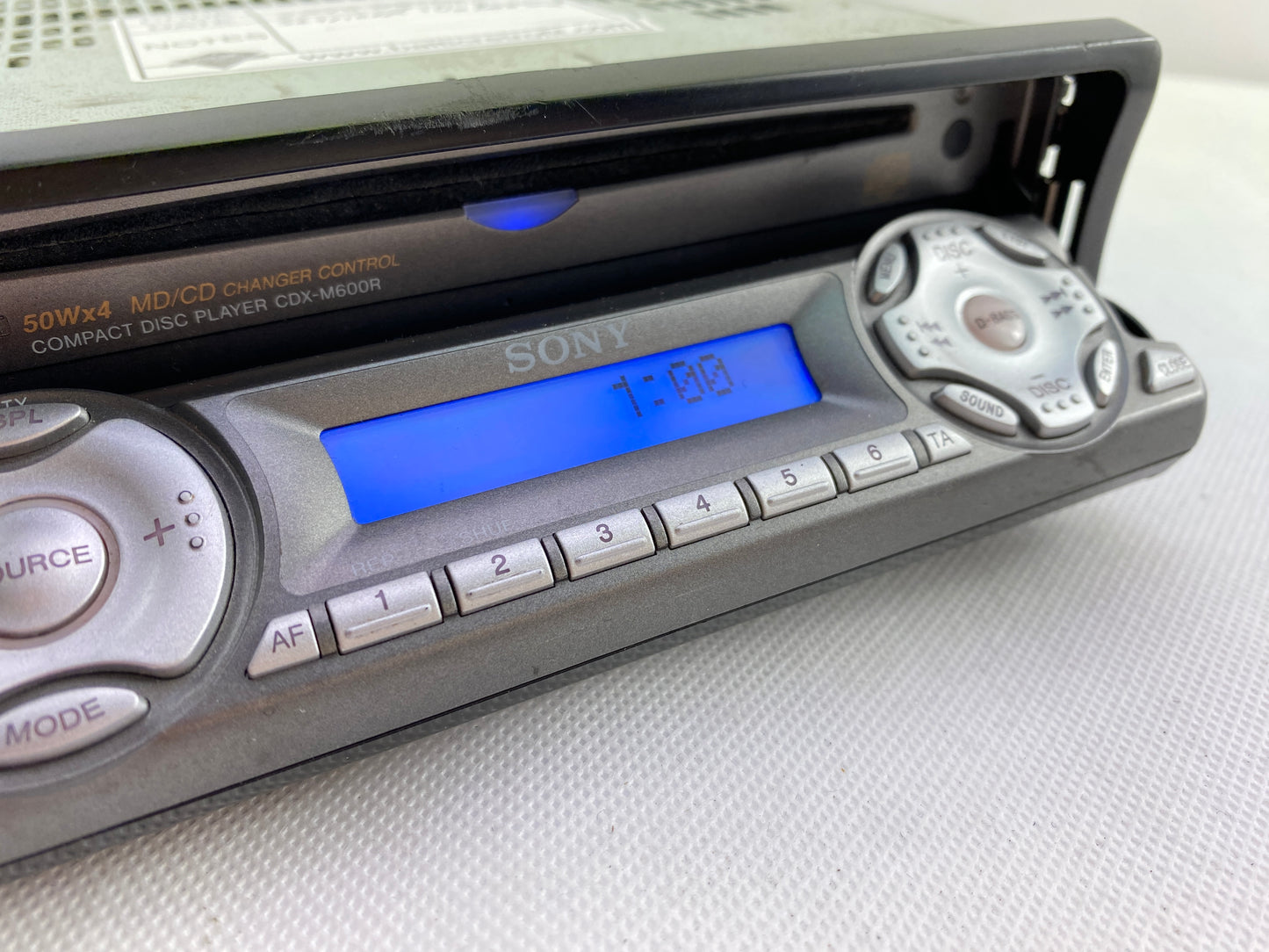 2000s Sony CDX-M600R Car CD Radio Player UNLOCKED