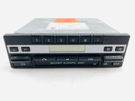 1980s Becker Europa 2000 Car Cassette Radio Player + Bluetooth