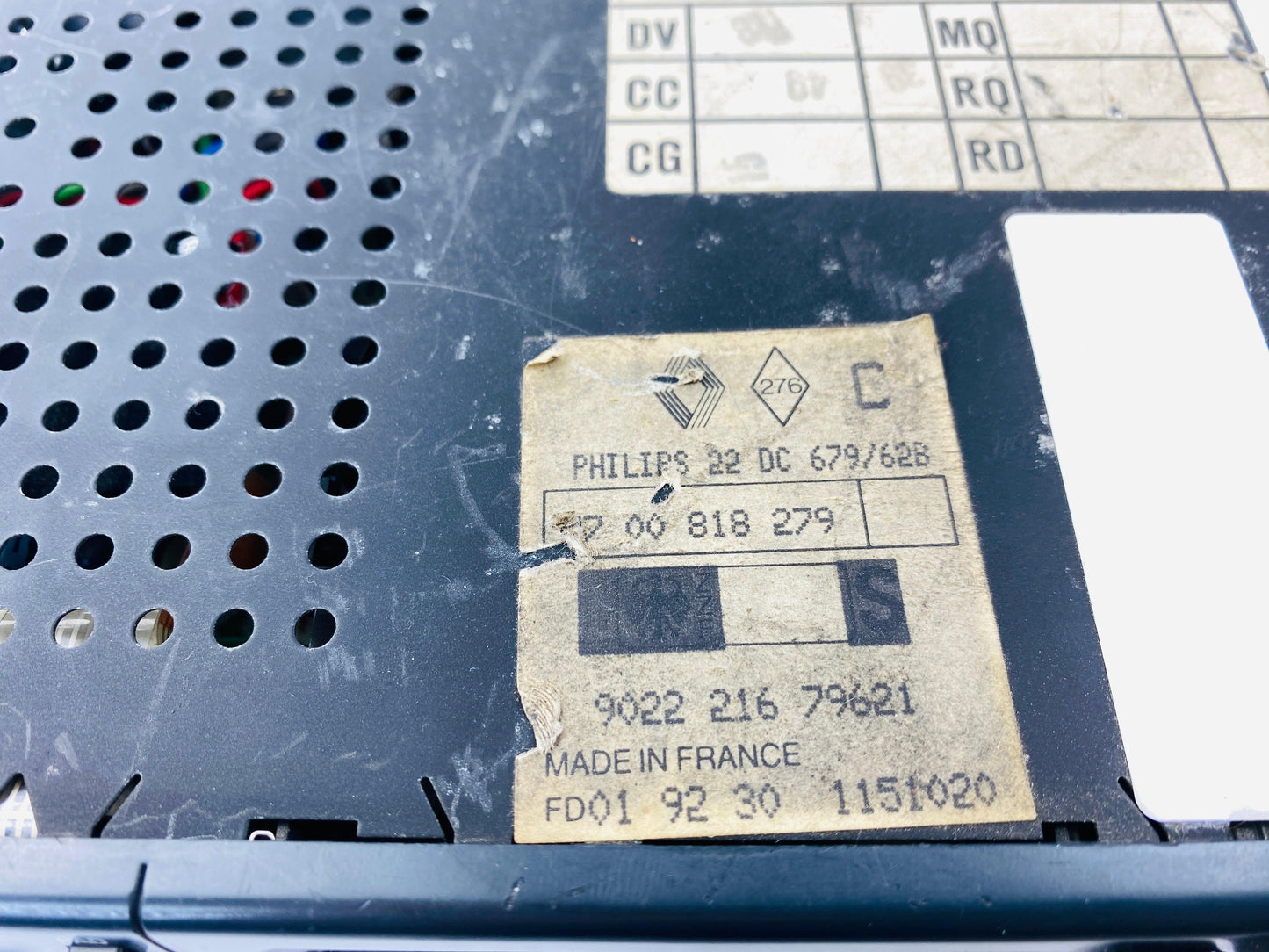 Genuine Renault Radio. Model - Philips 22DC679/62B