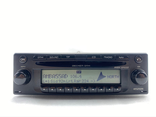 Genuine Hyundai Becker DTM High Speed CD Radio Player + Code