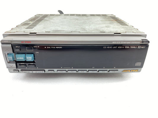1990s High-End Alpine CDA-7846J Car CD Radio Player
