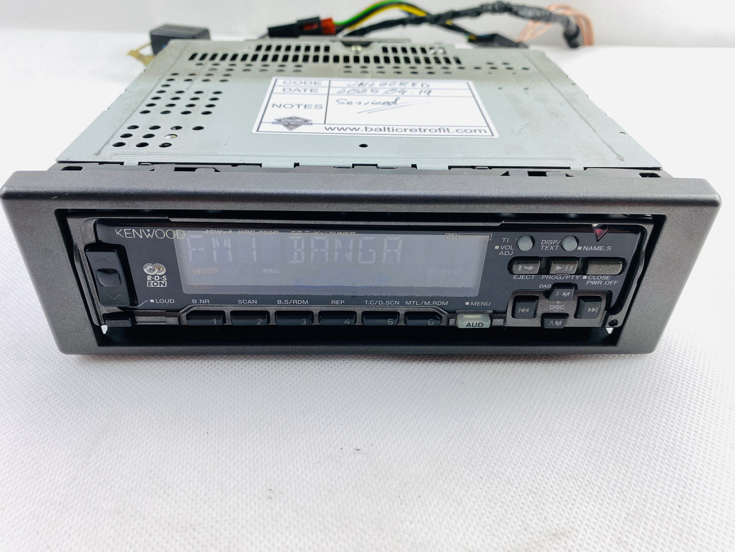 1990s Kenwood KRC-759R "Mask" Car Cassette Radio Player