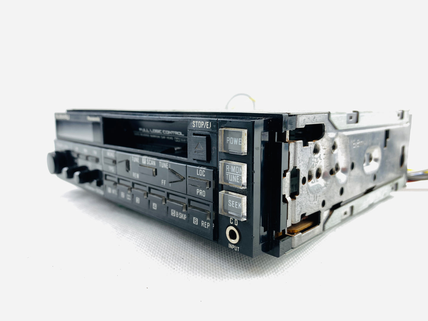 Panasonic CQ-SF196A vintage car radio – fully working with cassette and backlights, includes connectors and optional Bluetooth upgrade