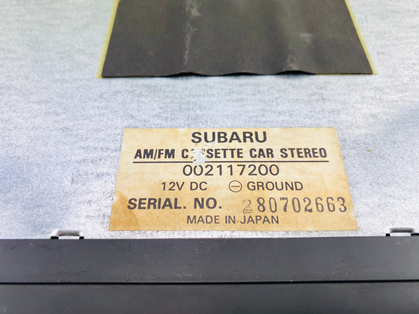Subaru Libero Domingo cassette radio player – fully serviced, working cassette and radio, 1 DIN, with optional Bluetooth