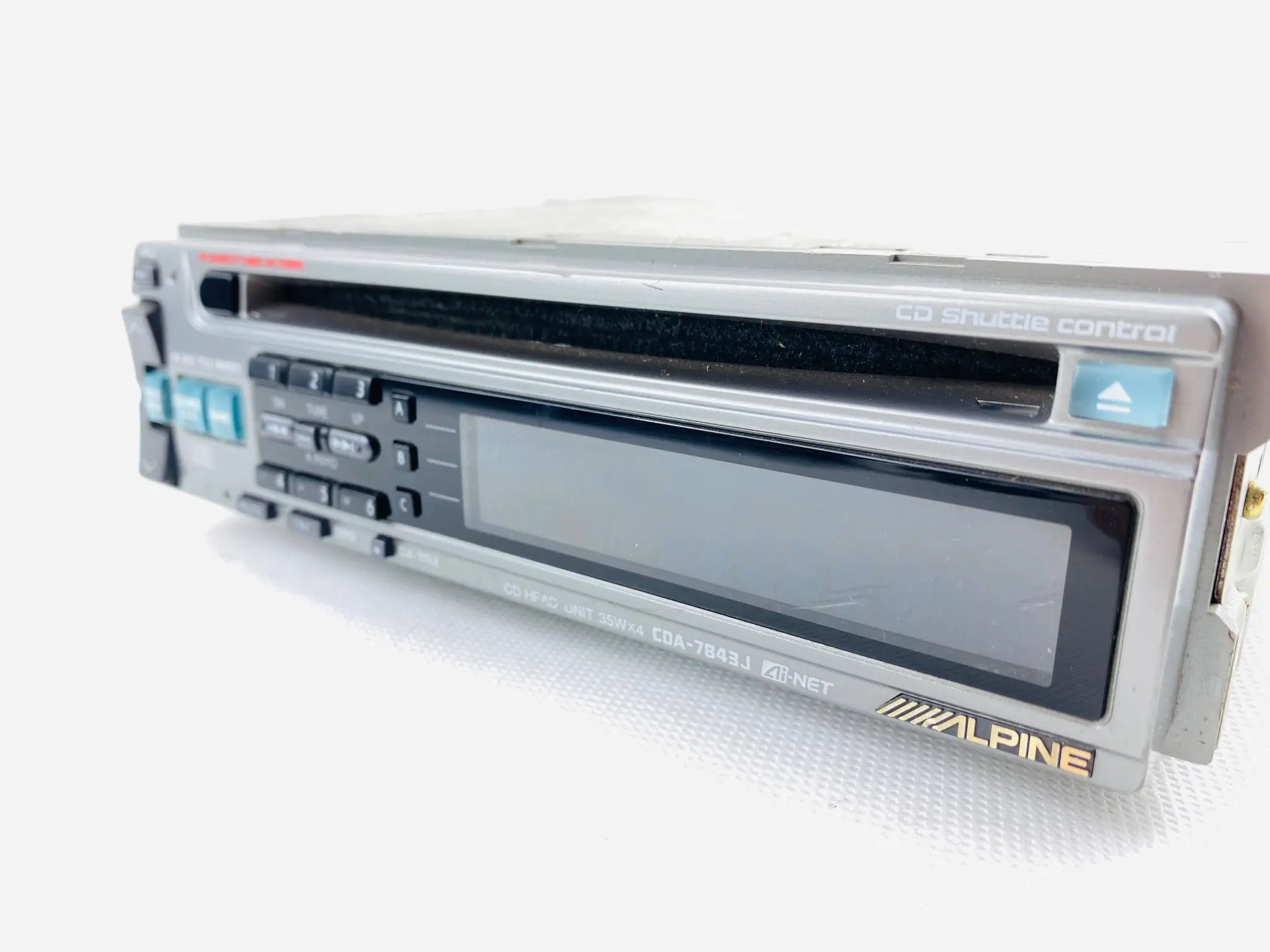 1990s Ultra-Rare Alpine CDA-7843J Car CD Radio Player – Baltic