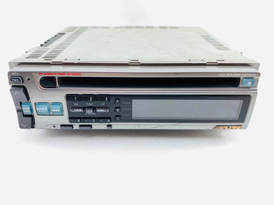 Alpine CDA-7843J front straight view CD shuttle control