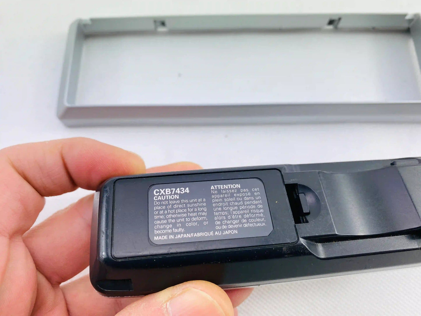 Pioneer DEX-P9 remote control CXB7434 rear label made in Japan