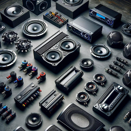 Japanese car audio brands including Pioneer, Clarion, Kenwood, Alpine, Sony, and Nakamichi, showing the evolution from traditional Japanese craftsmanship to modern global production.