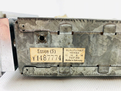 Blaupunkt Essen 1960s FM car radio model label and serial number made in Germany