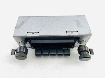 1970s Clarion solid state car radio metal top housing view before Bluetooth retrofit