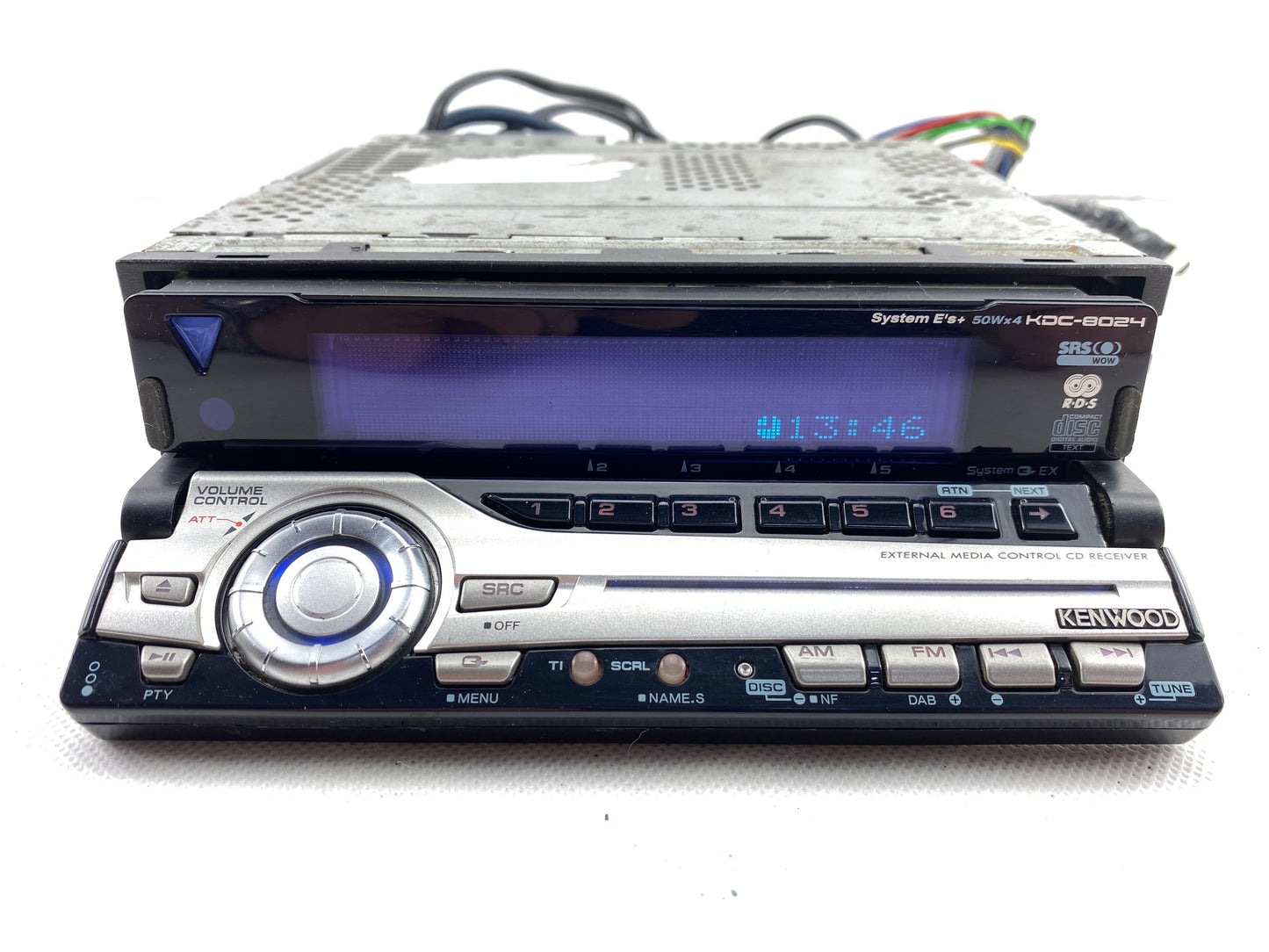 2000s Kenwood KDC-8024 Mask Car CD Radio Player