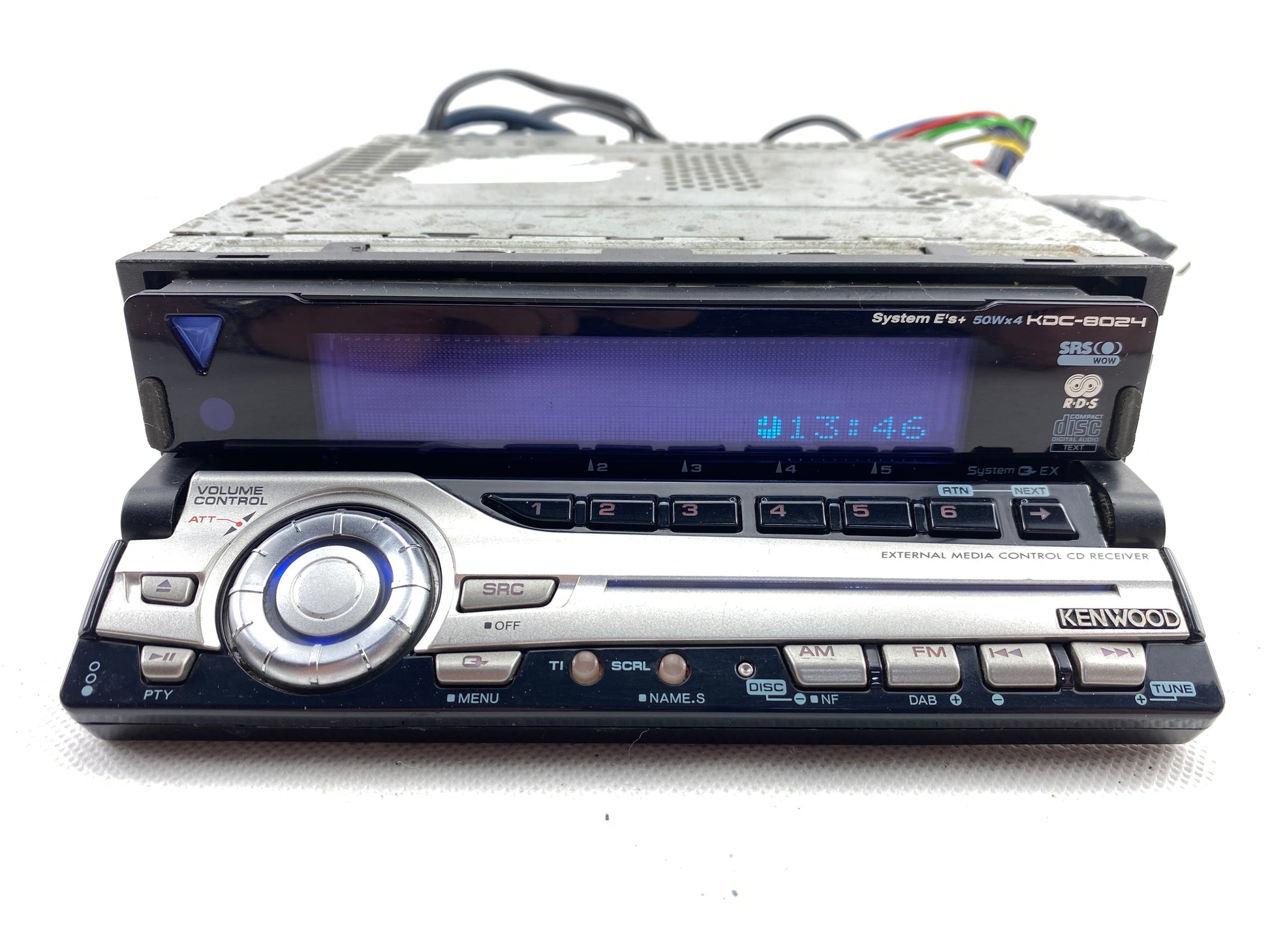 2000s Kenwood KDC-8024 Mask Car CD Radio Player