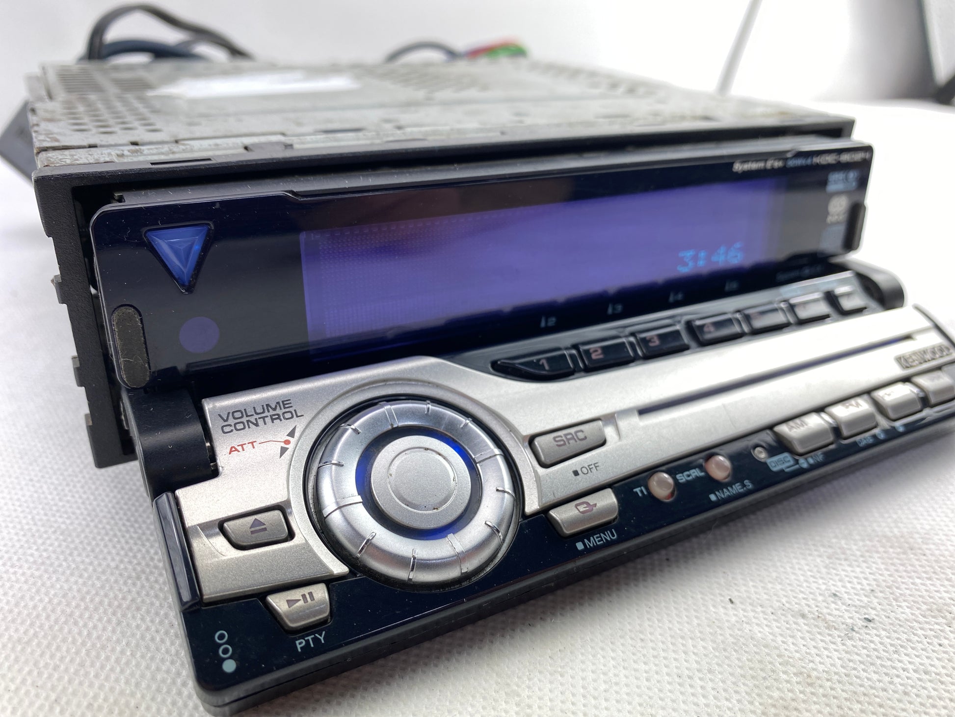 2000s Kenwood KDC-8024 Mask Car CD Radio Player