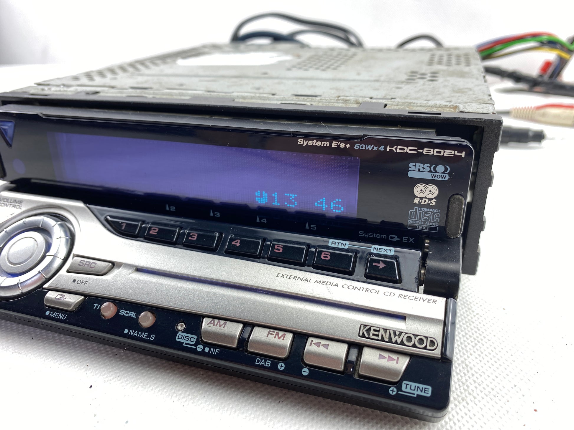 2000s Kenwood KDC-8024 Mask Car CD Radio Player