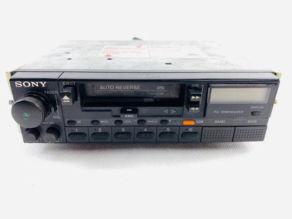 1980s Sony XR-512R Car Cassette FM Radio Player