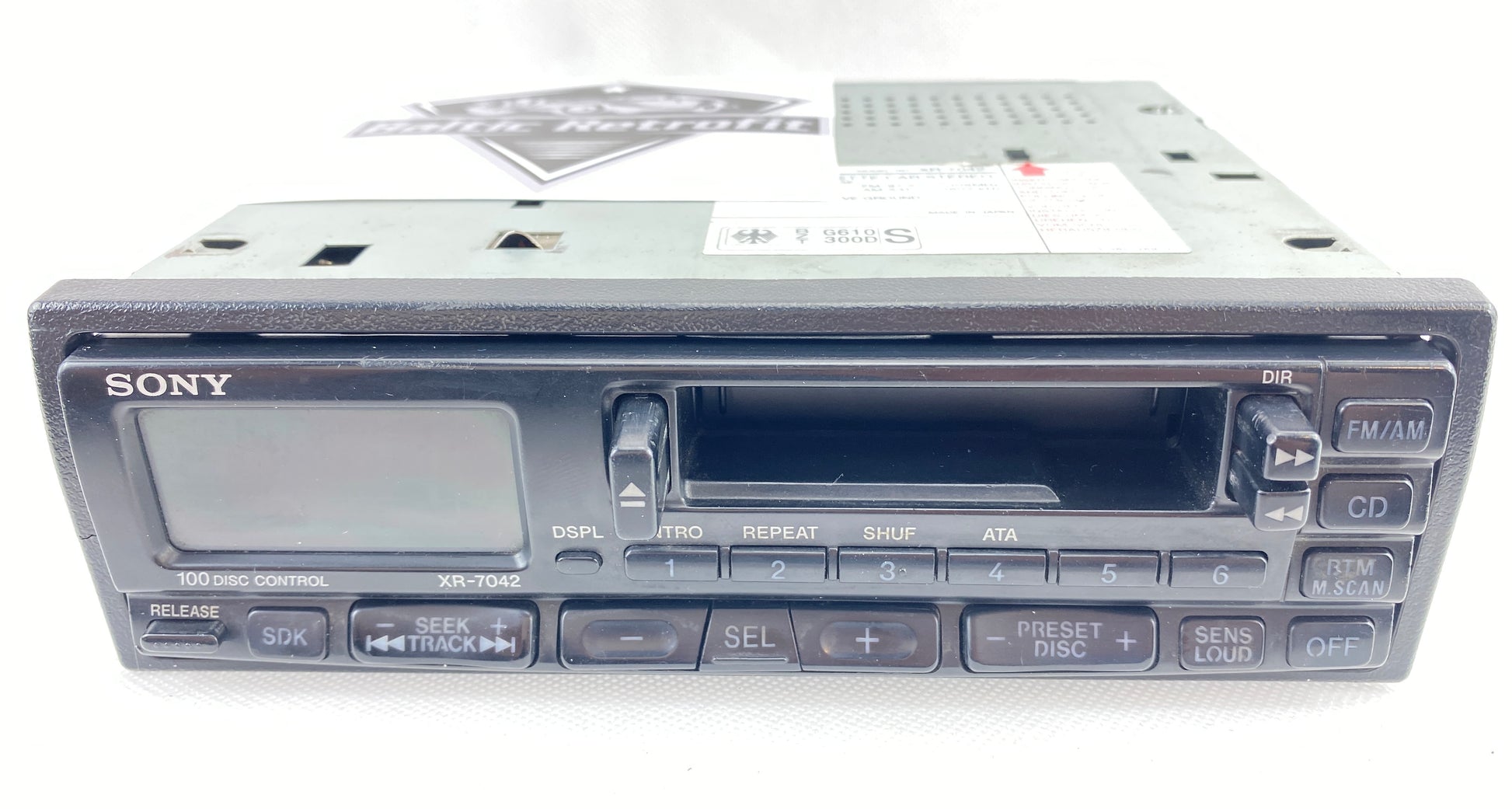 1990s Sony XR-7042 Car Cassette Radio Player