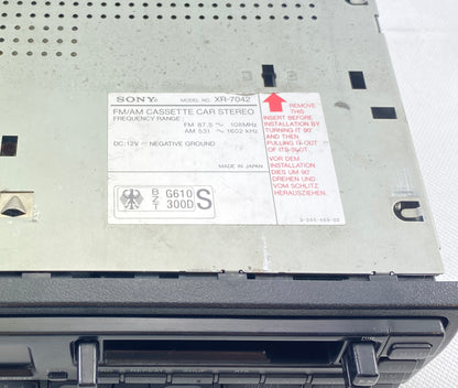 1990s Sony XR-7042 Car Cassette Radio Player