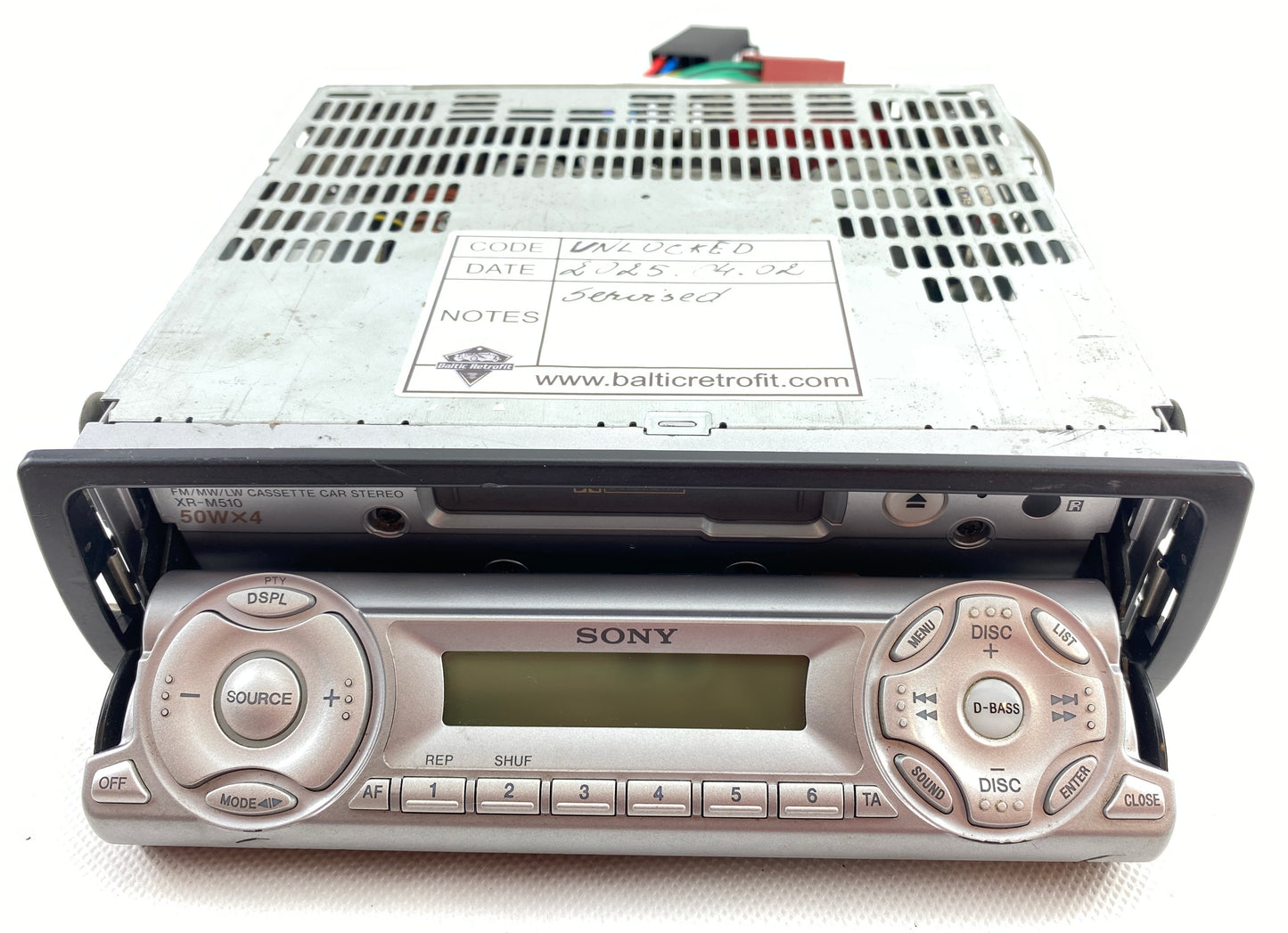 2000s Sony XR-M510 Car Cassette Radio Player