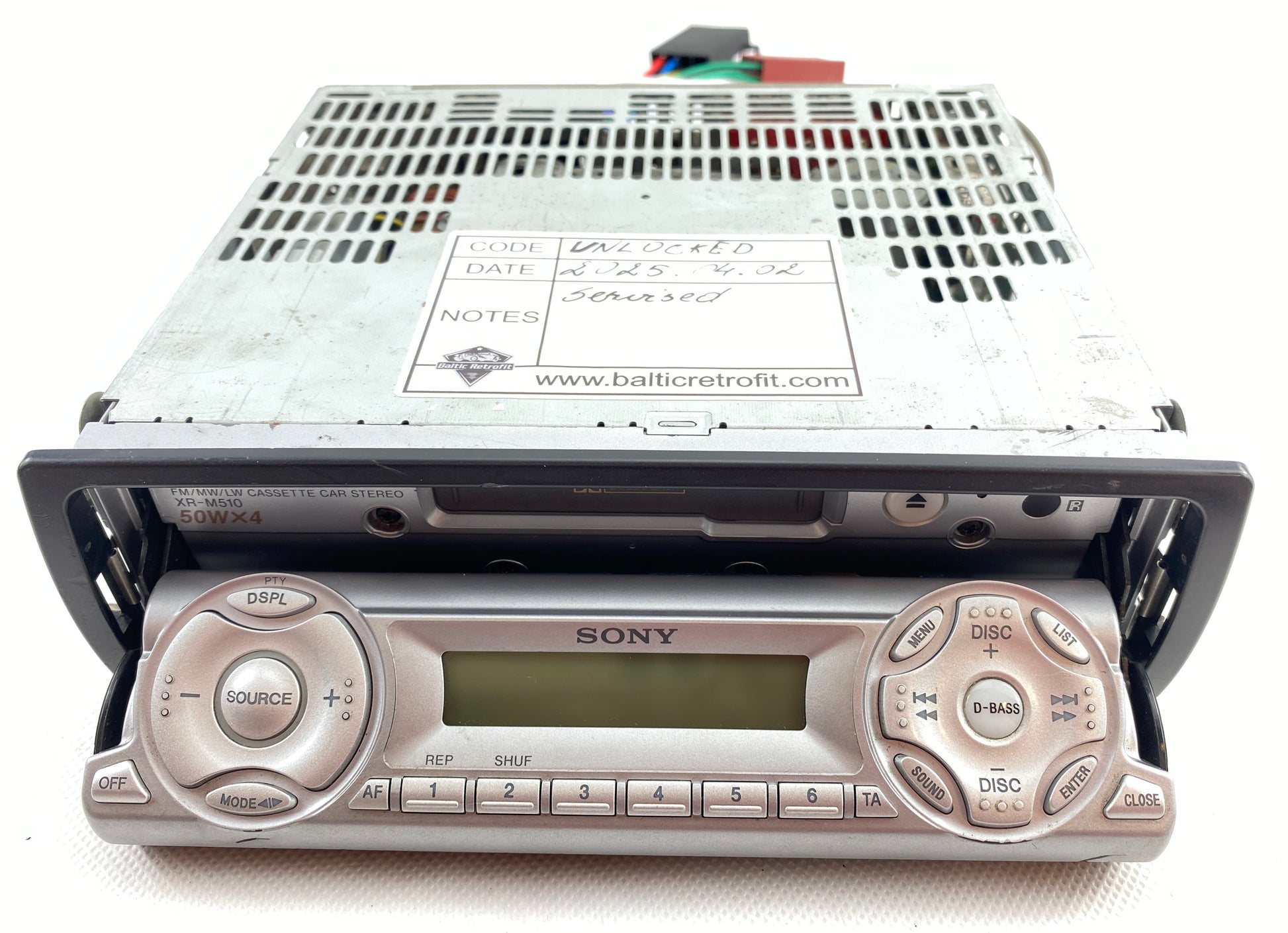 2000s Sony XR-M510 Car Cassette Radio Player