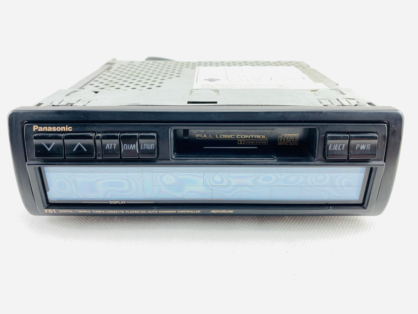 1989 Panasonic Technics CQ-F61EG Car Cassette Radio with Touchscreen and Bluetooth – Collector Condition