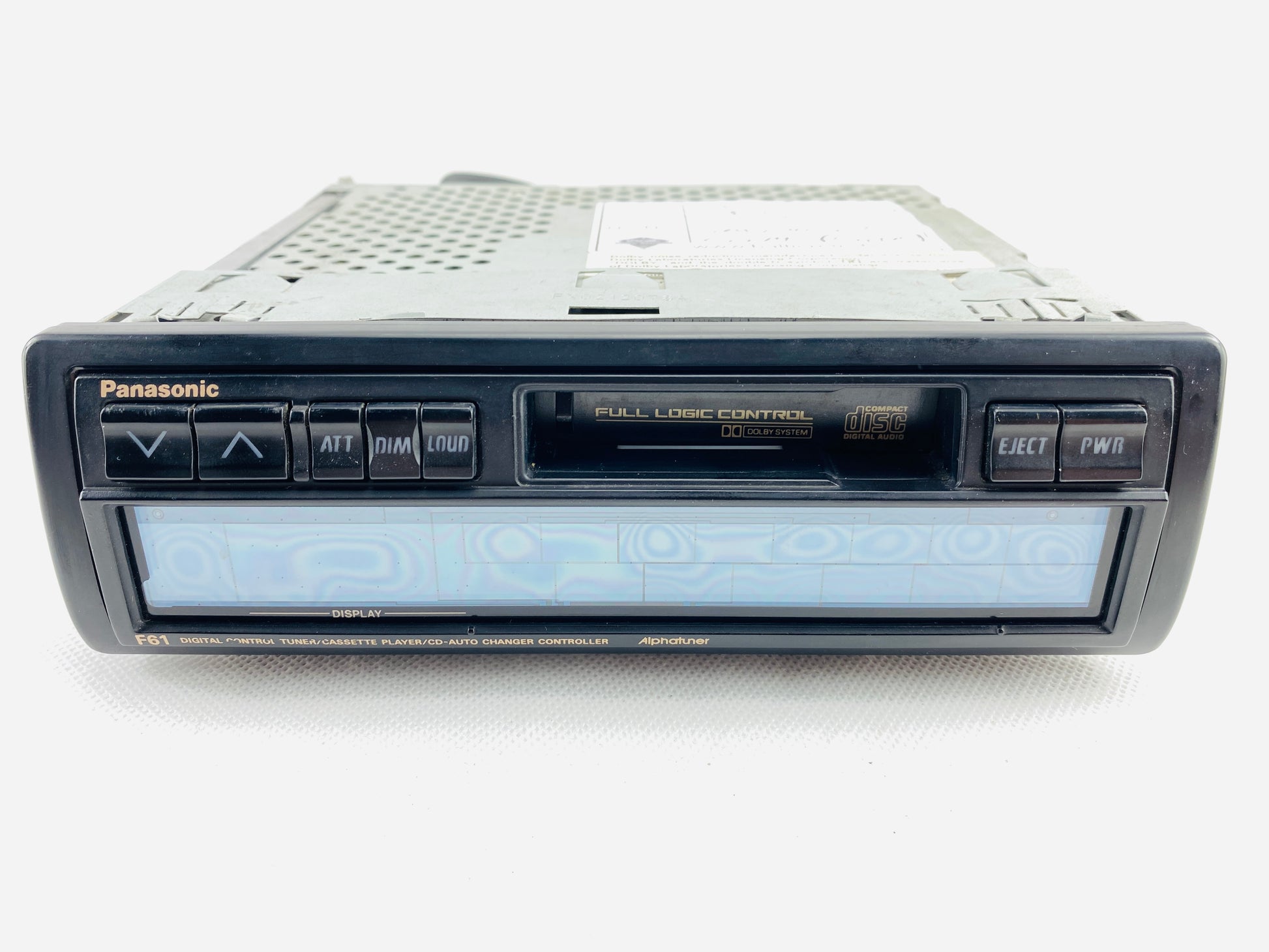 1989 Panasonic Technics CQ-F61EG Car Cassette Radio with Touchscreen and Bluetooth – Collector Condition