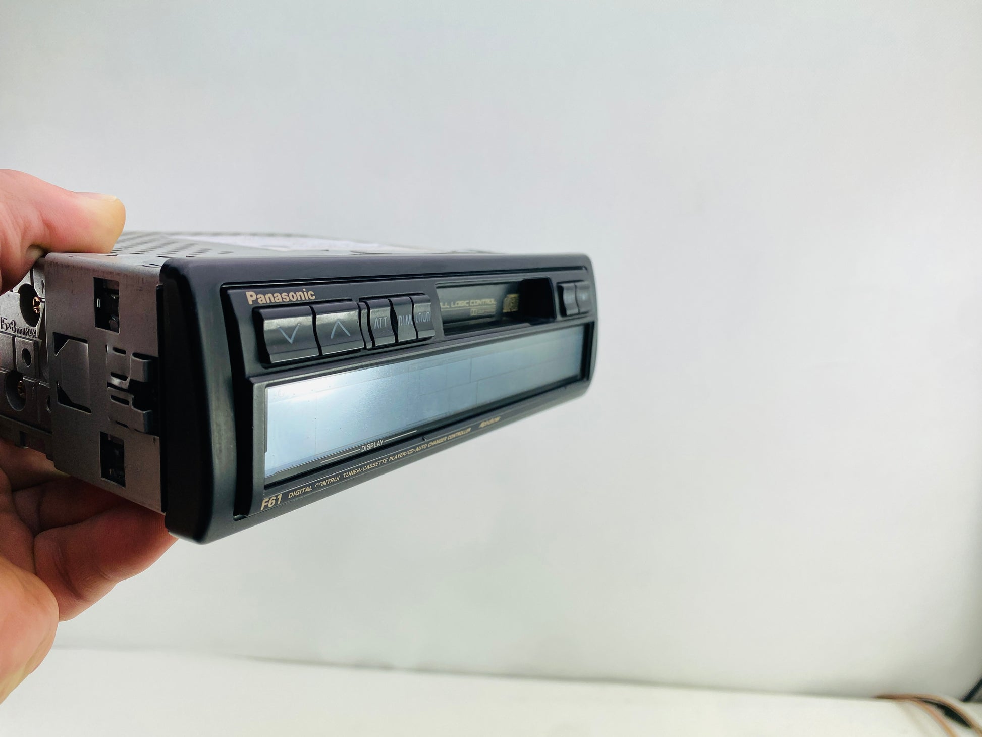 1989 Panasonic Technics CQ-F61EG Car Cassette Radio with Touchscreen and Bluetooth – Collector Condition
