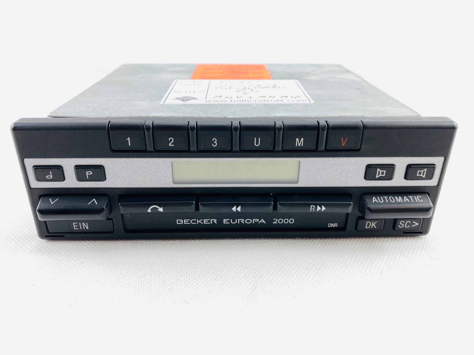 1980s Becker Europa 2000 Car Cassette Radio Player + Bluetooth