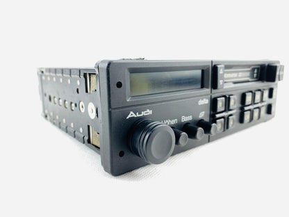 Audi Delta cassette radio with invisible Bluetooth retrofit – fully serviced, rare collectible condition
