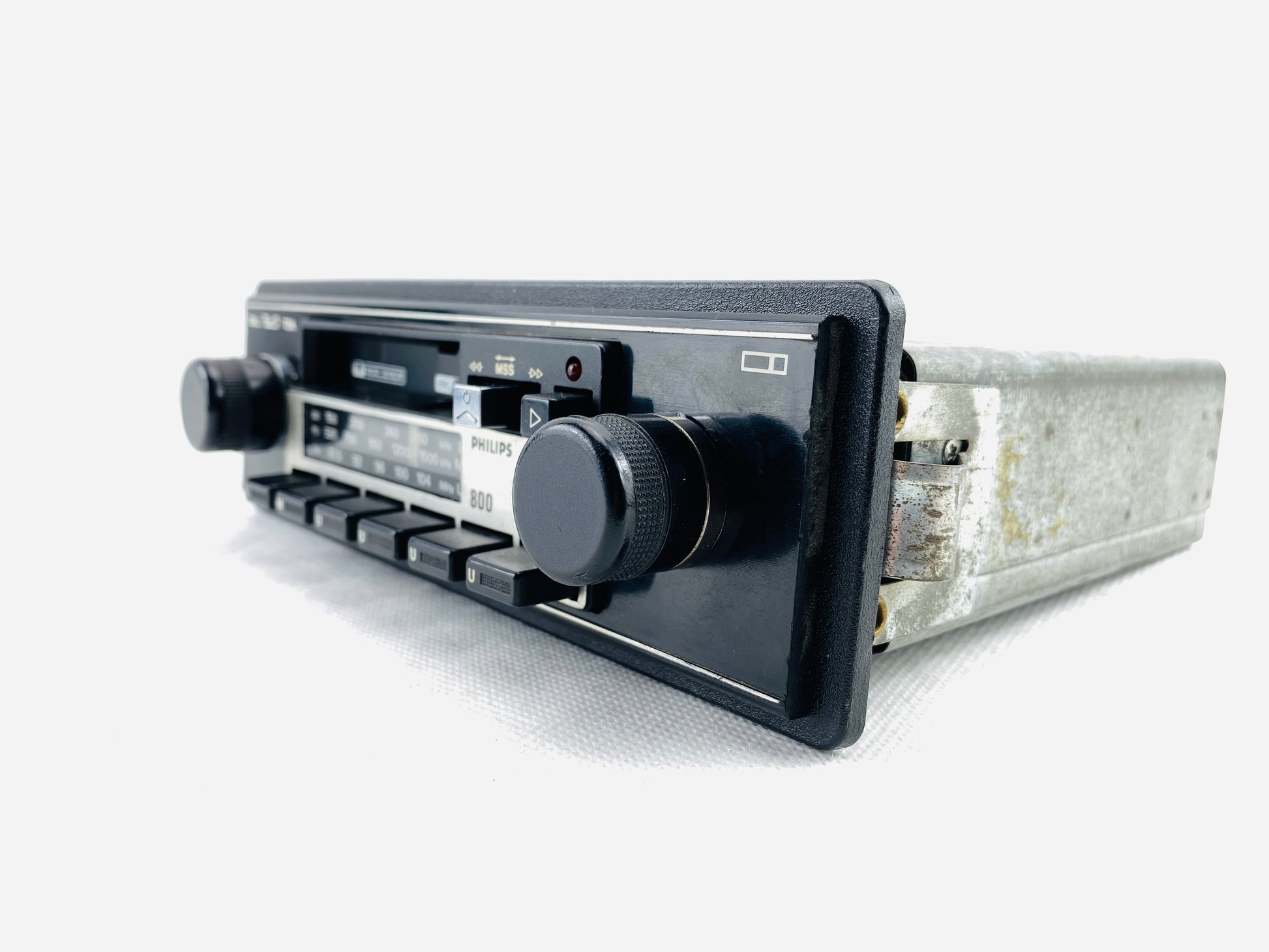Philips 800 vintage car cassette radio 22AC800/00 serviced with invisible Bluetooth upgrade