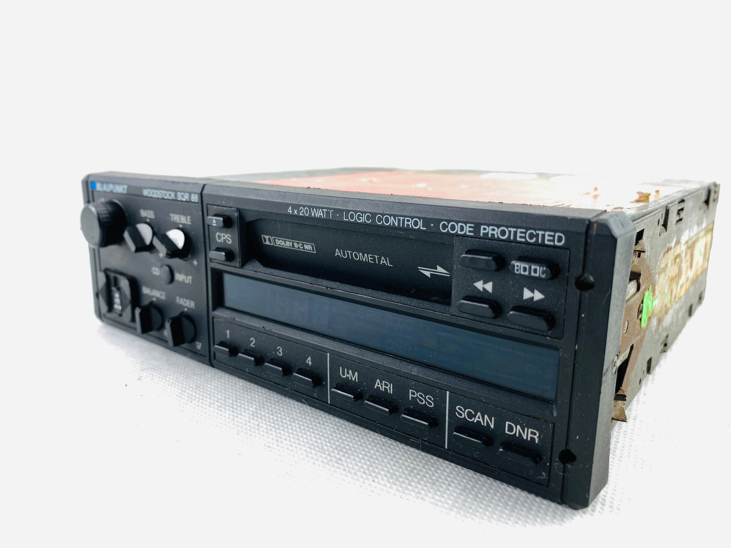 Blaupunkt Woodstock SQR 88 vintage car cassette radio with Bluetooth upgrade