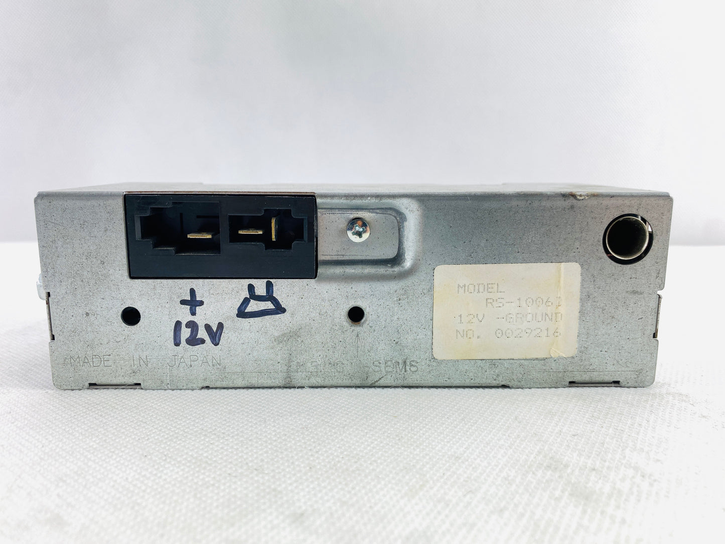 1970s Clarion car radio upgraded with Bluetooth for Nissan, Datsun, and Suzuki. Model: RS-1006I / Part Number: 0029216