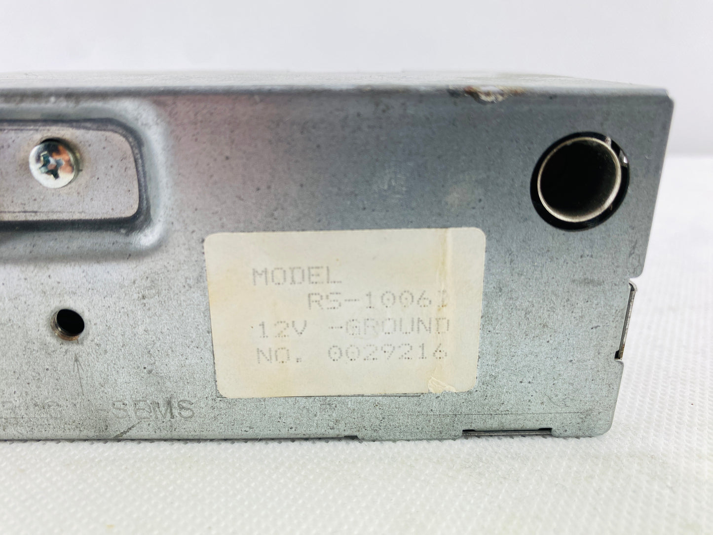 1970s Clarion car radio upgraded with Bluetooth for Nissan, Datsun, and Suzuki. Model: RS-1006I / Part Number: 0029216