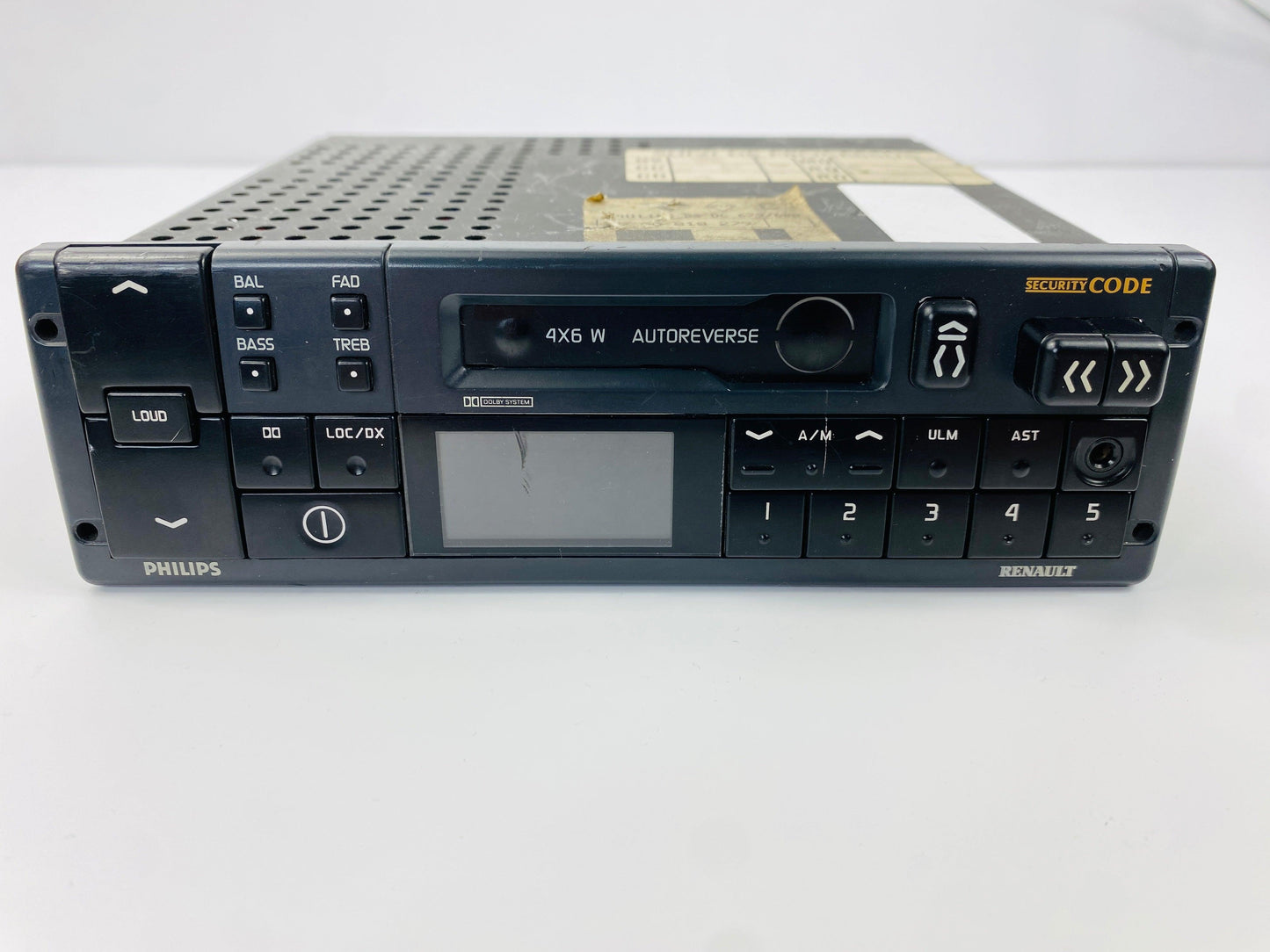 1990s Renault Philips Car Cassette Radio + Bluetooth Retrofit