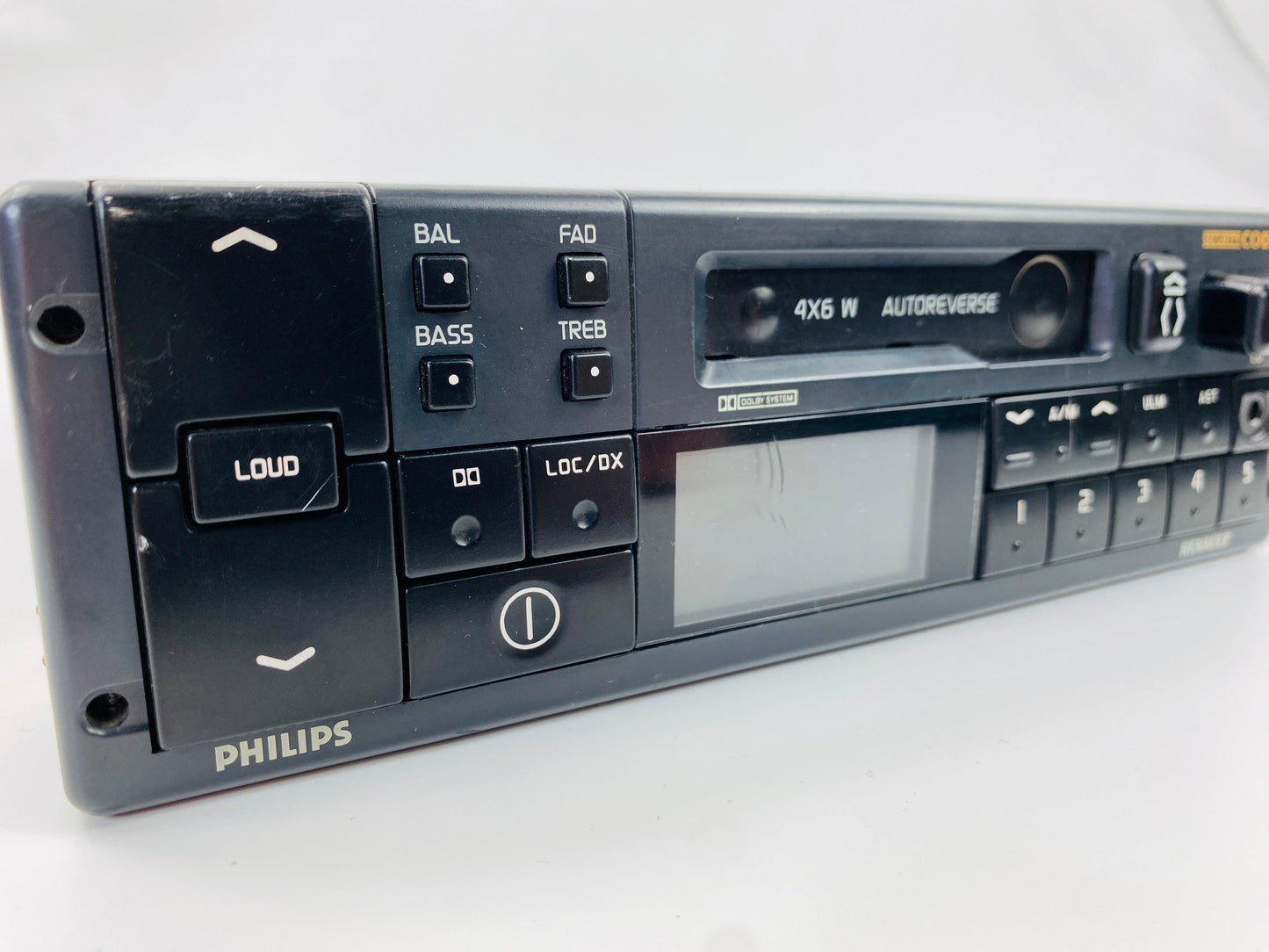 1990s Renault Philips Car Cassette Radio + Bluetooth Retrofit