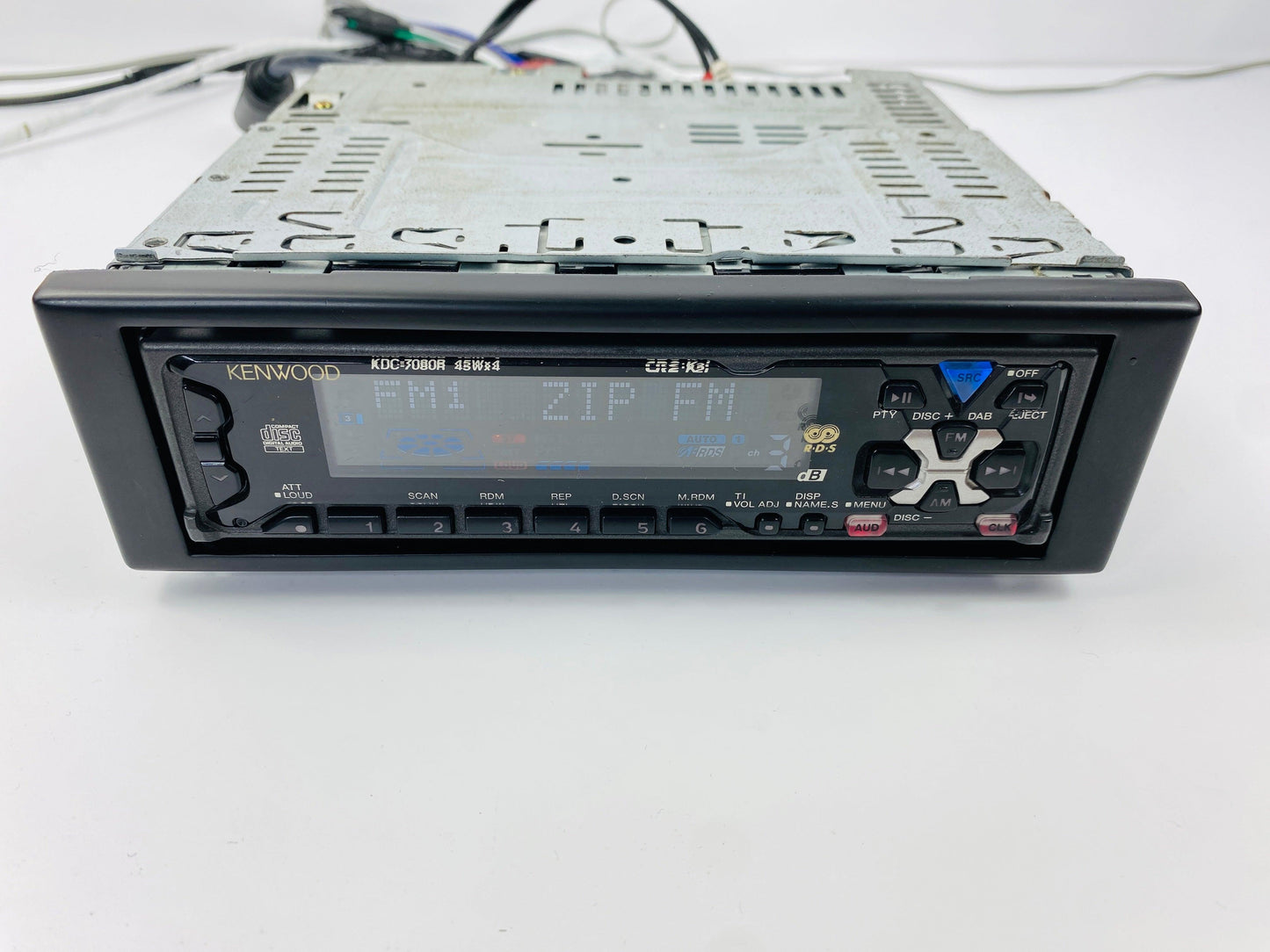 2000s Kenwood KDC-7080R Mask Car CD Radio Player