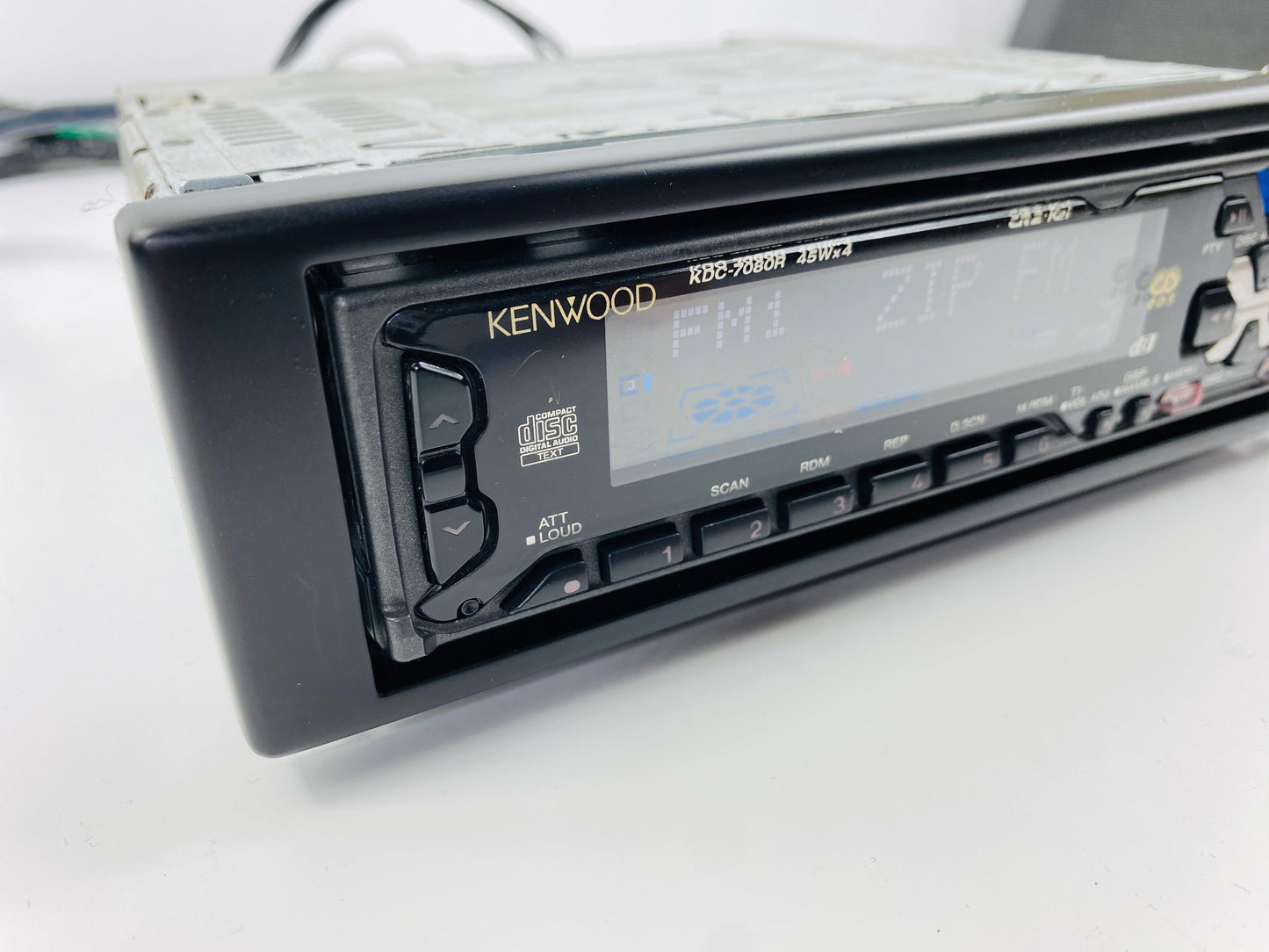 2000s Kenwood KDC-7080R Mask Car CD Radio Player