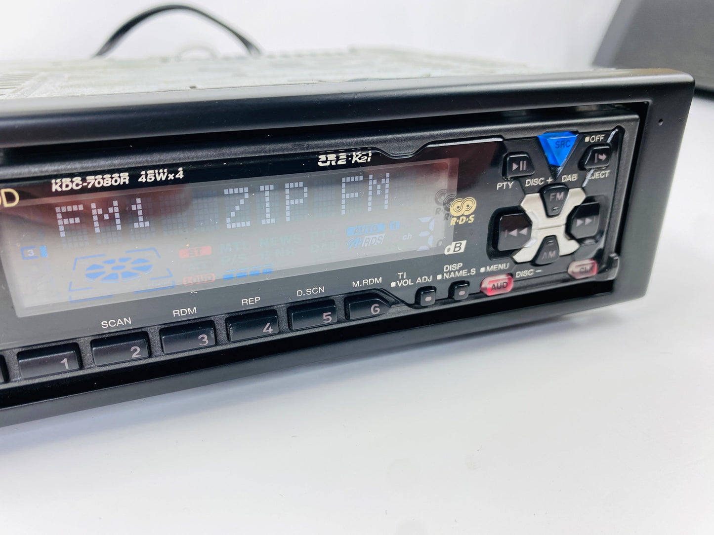 2000s Kenwood KDC-7080R Mask Car CD Radio Player