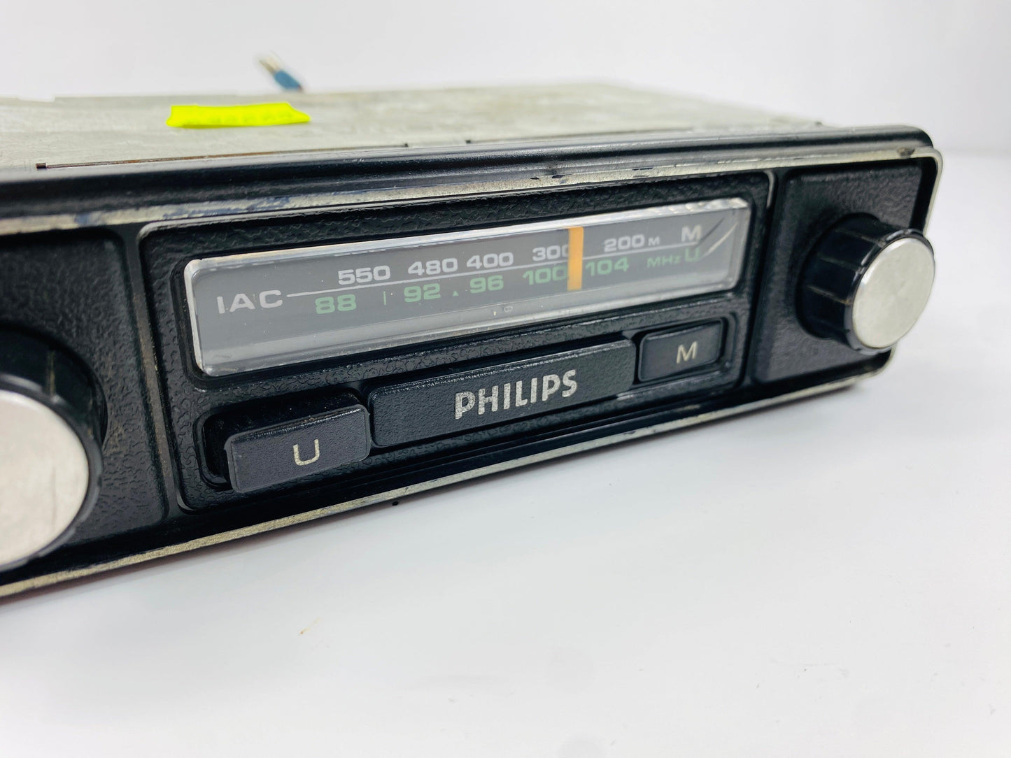 Vintage 1970s Philips 351 Car FM Radio Player + Bluetooth