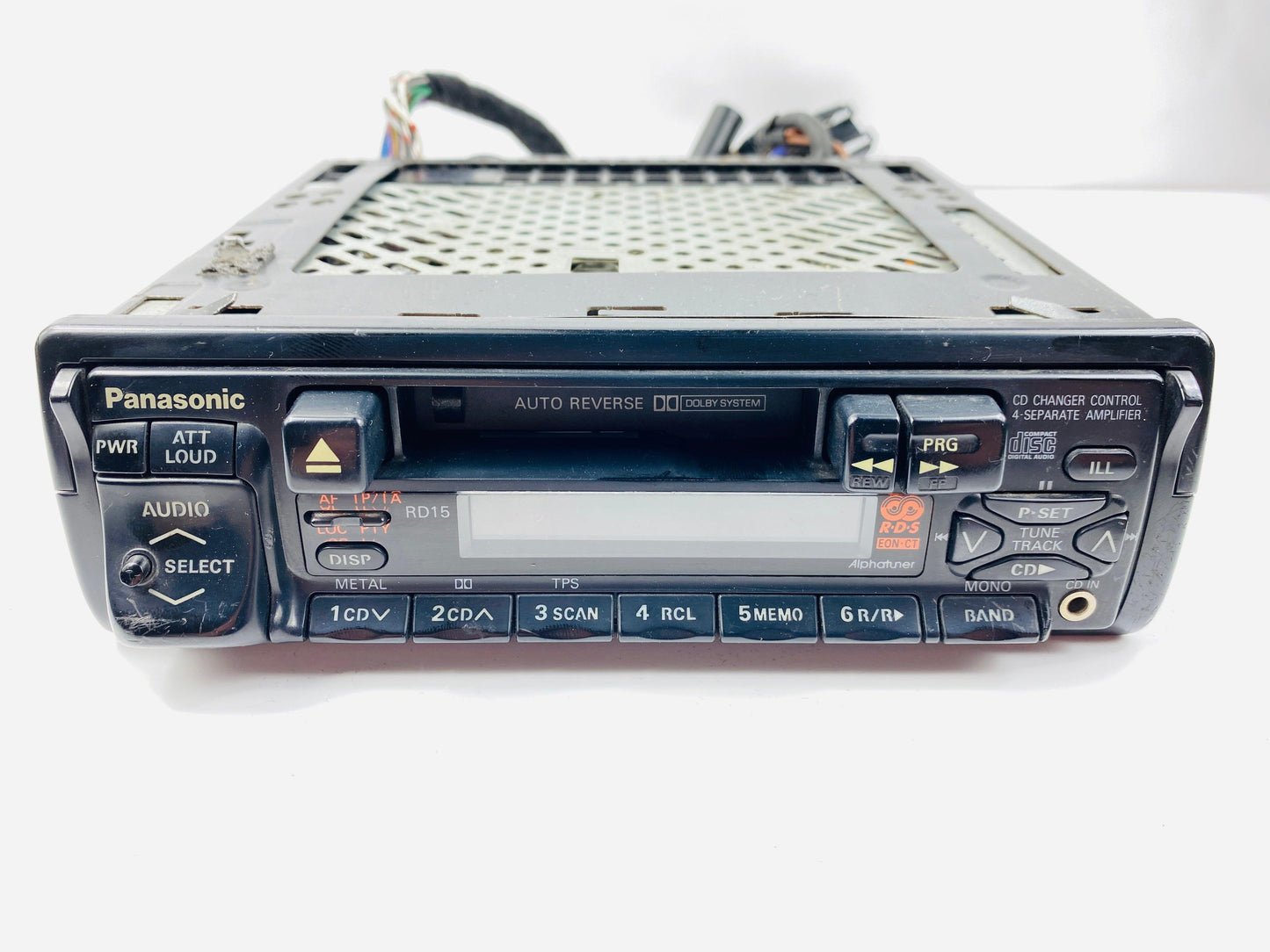 1990s Panasonic CQ-RD15 Car Cassette Radio Player + Bluetooth Retrofit