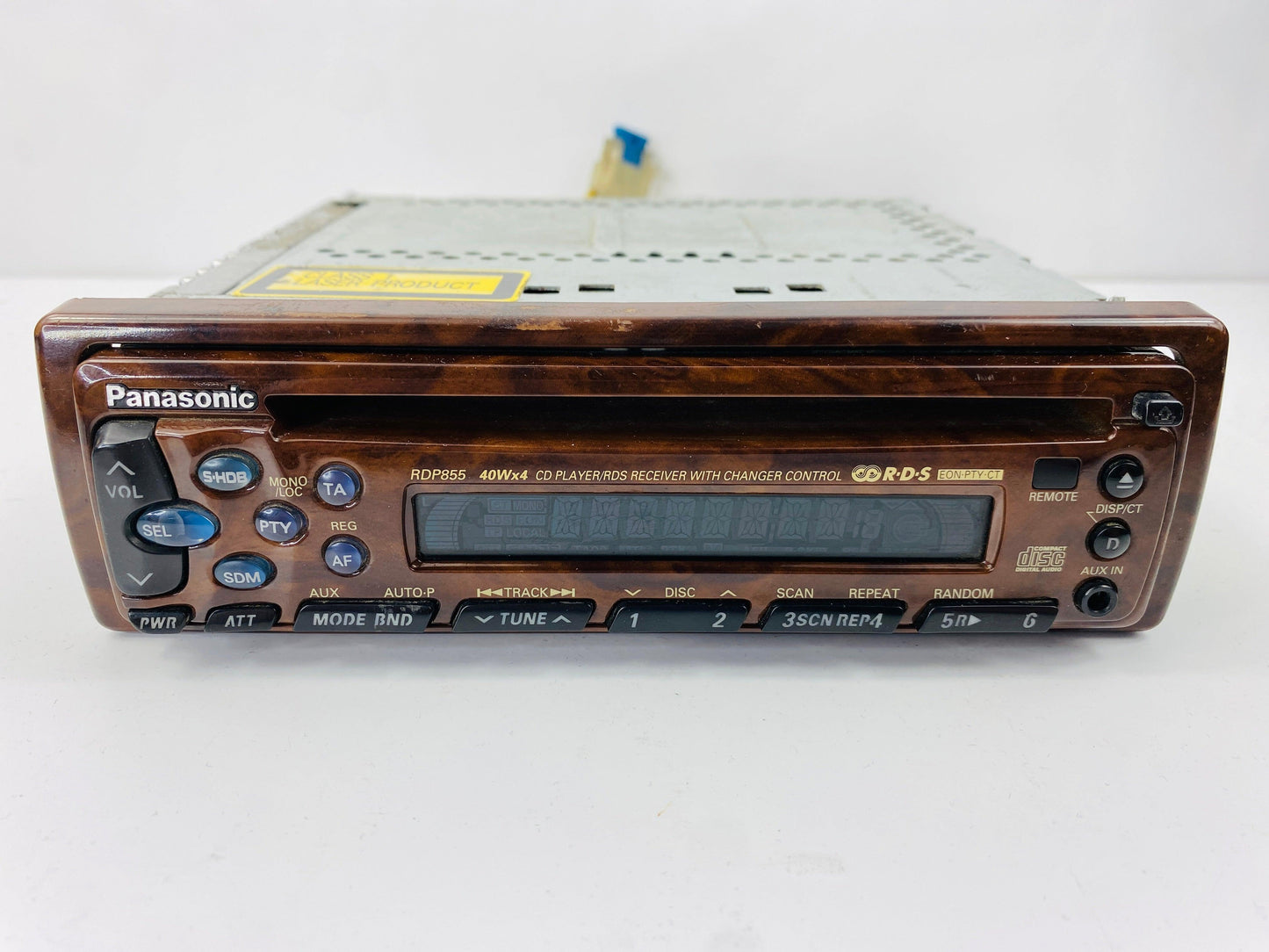 1990s Panasonic CQ-RDP855WLEN Car CD Radio Player + Bluetooth Retrofit