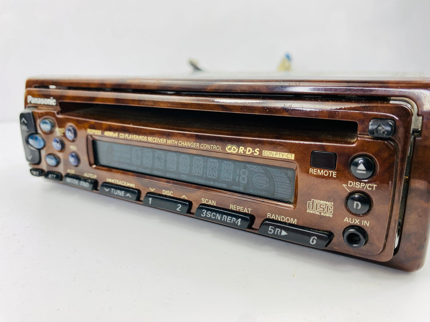 1990s Panasonic CQ-RDP855WLEN Car CD Radio Player + Bluetooth Retrofit