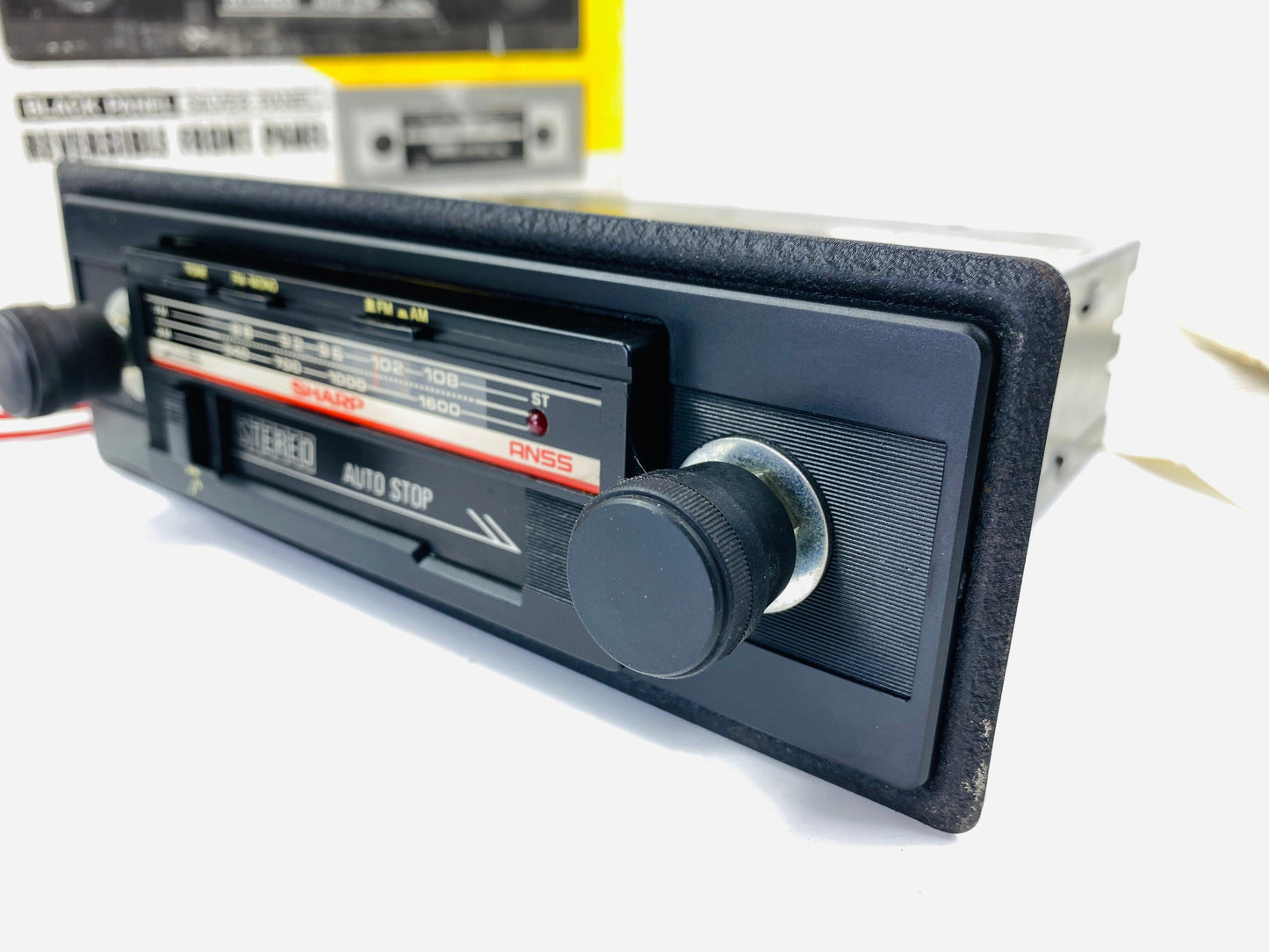 NEW! 1970s Sharp RG-9210 Car Cassette FM Radio Player + Bluetooth Retrofit