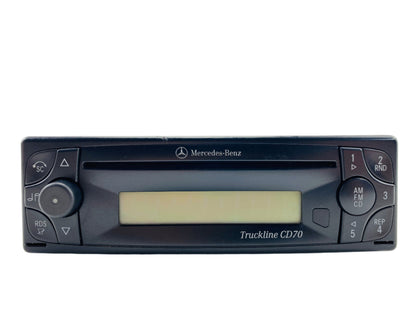 Mercedes Benz Becker TruckLine CD70 CD Radio Player / 24v + Code