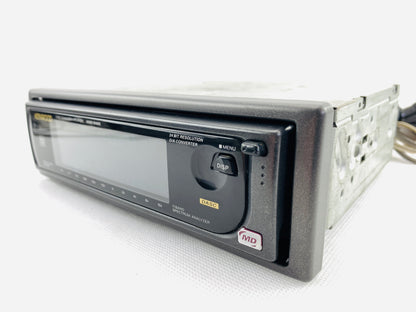 1990s Kenwood KMD-D400 3 Mini Disc Changer + Spectrum Analyzer
