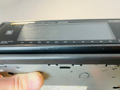 1990s Kenwood KMD-D400 3 Mini Disc Changer + Spectrum Analyzer
