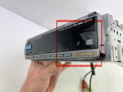 1990s High-End Alpine CDA-7846J Car CD Radio Player