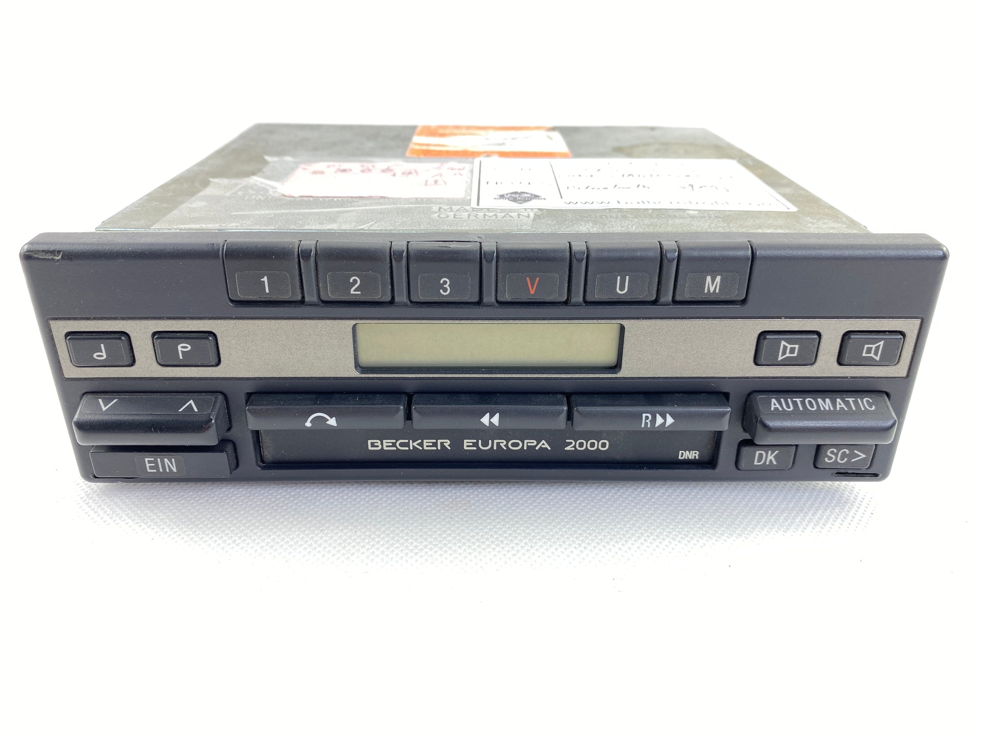 1980s Becker Europa 2000 Car Cassette Radio Player + Bluetooth 